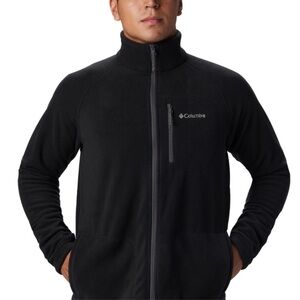 Columbia Men's Fast Trek Full Zip All Season Fleece in Black Size Large